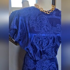 Never Fully Dressed Elegant Blue Maxi Dress